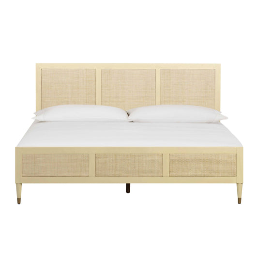 Furniture Sierra Bed, Queen / Buttermilk