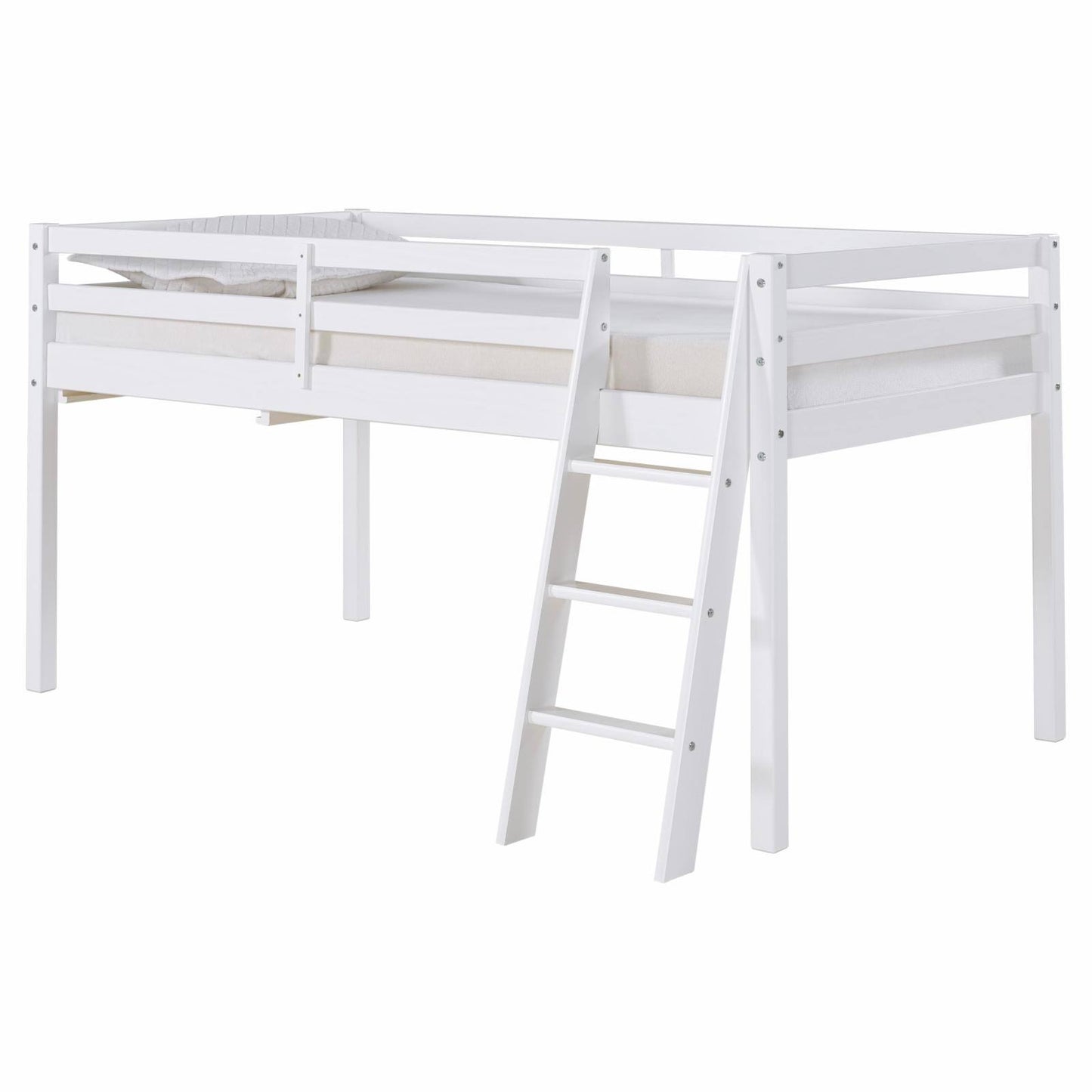 Furniture Roxy Twin Junior Loft Bed, White